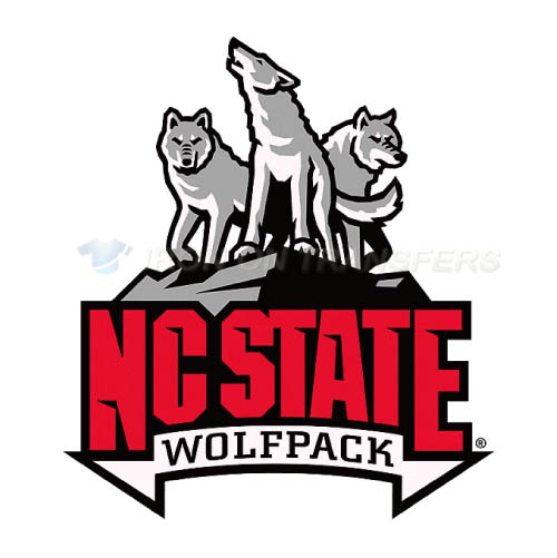 North Carolina State Wolfpack Logo T-shirts Iron On Transfers N5 - Click Image to Close